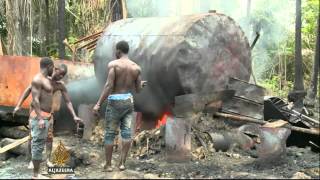 Nigeria oil theft at highest level in years [upl. by Adnileb569]