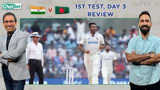 Cricbuzz Chatter Harsha Bhogle amp Dinesh Karthik review Day 3 of 1st India v Bangladesh Test [upl. by Eidlog]