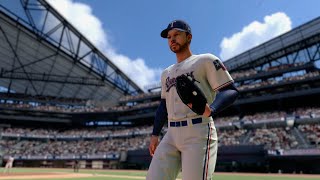 RBI Baseball 20 Gameplay  Texas Rangers vs Minnesota Twins Globe Life Field  PS4 [upl. by Theone]