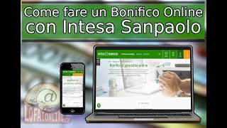 Come Fare Bonifico Online Intesa San Paolo [upl. by Adaran922]