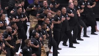 RugbyU Final Eden Park haka for Jonah Lomu [upl. by Sorrows]