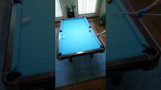 pool trickshot 🎱🔥✨magic🪄pool hall🎱 junkies shot recreated added a ball short [upl. by Mutua]