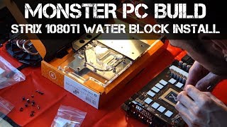 How to install an EK Waterblock on an ASUS Strix GTX 1080Ti Graphics Card [upl. by Roseann]