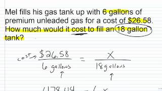 Algebra 1 Help Solving Proportion Word Problems [upl. by Lokcin44]