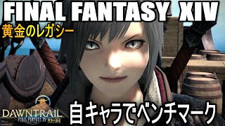 【お試し】自キャラでFF14黄金のレガシーのベンチマークムービー [upl. by Paresh]