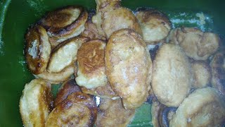 bolinho de chuva de banana e fubá e farinha de trigo [upl. by Boyer]