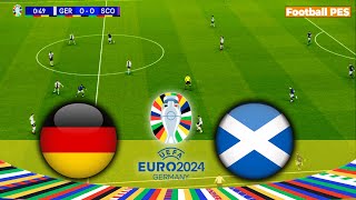 EURO 2024  Germany vs Scotland Group A  Full Match amp All Goals  Video Simulation Game [upl. by Acissaj]