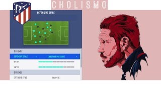 FIFA 19 ATLETICO MADRID DIEGO quotEL CHOLOquot SIMEONE CUSTOM TACTICS AND GAMEPLAY HD [upl. by Giuditta587]