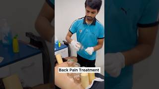 Back pain treatment  cupping therapy  yoga for back pain cuppingtherapy yoga motivation india [upl. by Ydaf]