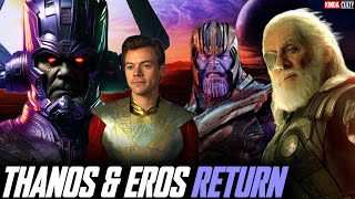 Thanos amp Eros Return in New MCU Project with Crazy Implications for Galactus amp Eternals in Phase 6 [upl. by Ataner66]