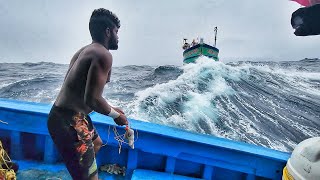 OMG Our Boat In Storms  Terrifying Monster Waves At Deep Sea  Deep Sea Fishing [upl. by Eisenstark785]