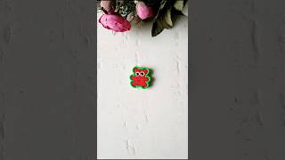 Very easy and creative dough pastry clay craft idea ♥️💚 shorts viralvideo trending youtubeshorts [upl. by Severn272]