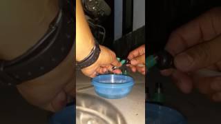 Injector cleaning honda CBR1000RR 2012 [upl. by Savadove101]