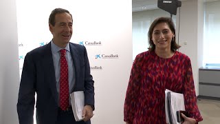 Gortázar CaixaBank augura un impacto quotmoderadoquot de la subida de tipos en las hipotecas [upl. by Alyhc]