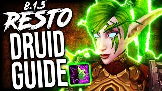 815 RESTO Druid GUIDE for Mythic and WoW Raids [upl. by Ecinereb419]