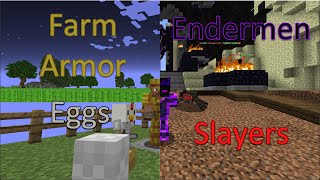 Bingo  Combat 12 Killing Endermen Slayers Eggs  Bingo Series S1E03 Hypixel Skyblock [upl. by Nerrag342]