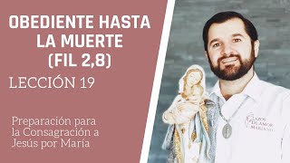 Lección 19 Obediente hasta la muerte Fil 28  Consagración a Jesús por María en 33 días [upl. by Buchanan]