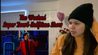 Super Bowl Pepsi Halftime Show  The Weeknd REACTION  Dariana Rosales [upl. by Ainslie]