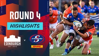 Edinburgh v DHL Stormers  Highlights  Round 4  URC 202425 [upl. by Nothgiel]