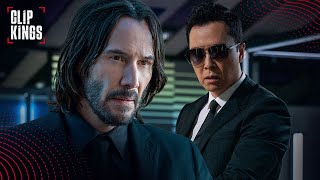 Caine and John Showdown  John Wick Chapter 4 [upl. by Skardol261]