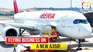 TRIP REPORT  First Time on the A350 Business Class  IBERIA Airbus A350  London to Madrid [upl. by Anderer627]