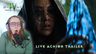 Diablo IV  Vessel of Hatred  Live Action Trailer Reaction [upl. by Marchak149]