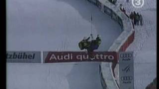 Daniel Albrecht crash [upl. by Tamarah466]