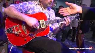 NAMM 14  Gretsch G5034TFT Rancher Demo 10th Anniversary Custom Shop Models Roots Collection [upl. by Giuliana]