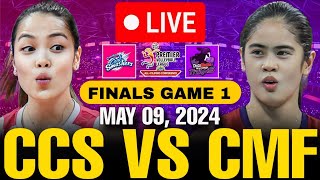 CREAMLINE VS CHOCO MUCHO 🔴LIVE FINALS GAME 1  MAY 09 2024  PVL ALL FILIPINO CONFERENCE 2024 [upl. by Clite]