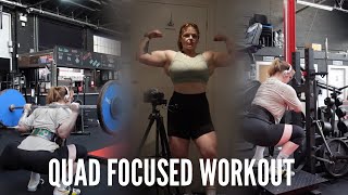 Quad Focused Workout  How I Grow My Quads [upl. by Ahtennek702]