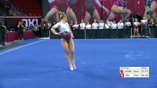 Ragan Smith Floor Oklahoma vs Utah 2023 9875 [upl. by Adnohsed595]