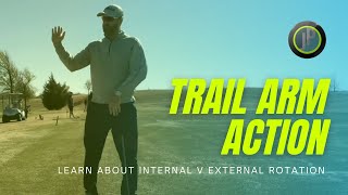 TRAIL ARM ACTION IN THE GOLF SWING [upl. by Ardehs]