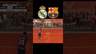 REAL MADRID 🆚 FC BARCELONA 🔥 realmadrid fcbarcelona challenge [upl. by Atnes187]