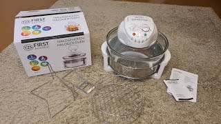 Unboxing TZS First Austria Halogen Oven FA50301 [upl. by Salokin]