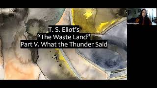 T S Eliot The Wasteland Part V What the Thunder Said [upl. by Mika]