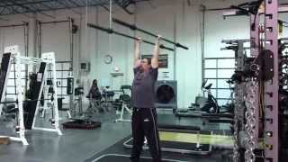 Isolateral Double Barbell Javelin Press [upl. by Ylrahc]