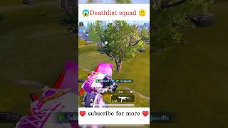 Deathlist squad 🤫 bgmi pubgmobile youtubeshorts pubg shorts viralshorts [upl. by Levinson]