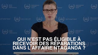 Episode 6 Qui n’est pas éligible à recevoir des réparations dans l’affaire Ntaganda [upl. by Anthe806]