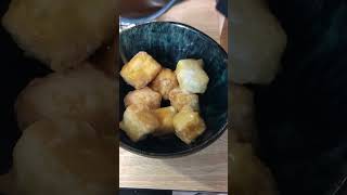 Agedashi tofu at home foodie japanesefood [upl. by Ayotan437]