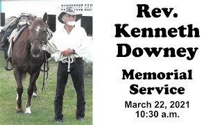 Ken Downey Memorial Service [upl. by Remus]