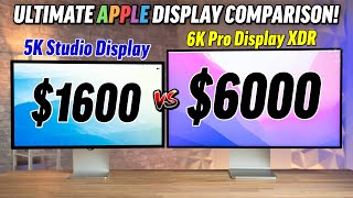 Is the Studio Display BETTER than 6K Pro Display XDR YES [upl. by Einwat]