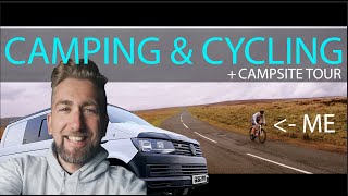 Outdoor Escapes Camper Van  Cycling and Campsite Tour [upl. by Esli]