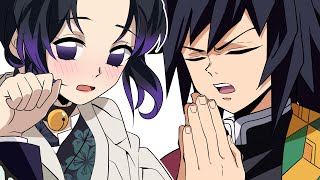 Shinobus sad cat dance  Kimetsu no Yaiba animation [upl. by Elicia38]