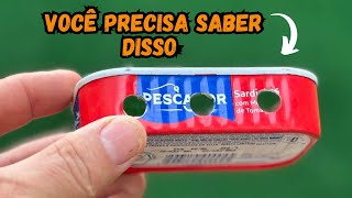 DUVIDO QUEM VAI JOGAR LATA DE SARDINHA NO LIXO DEPOIS DESSE VÍDEO IDÉIA INCRÍVEL [upl. by Bernadette744]