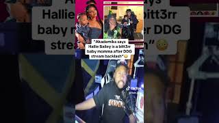 Akademiks says Hallie Bailey is a bigt3rr baby momma [upl. by Marella352]