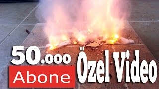 SİS BOMBASI YAPIMI  50000 ABONE ÖZEL [upl. by Layman]