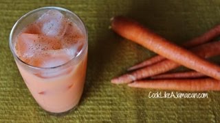 Jamaican Carrot Juice Recipe [upl. by Ynavoj966]