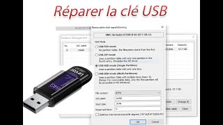 Comment réparer une clé USB qui naffiche pas toute lespace de stockage disponible [upl. by Elconin]