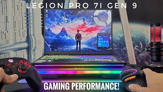 ●Lenovo Legion Pro 7i Gen 9 AI Gaming Laptop  Gaming Performance [upl. by Eelasor689]