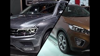 2017 Volkswagen Tiguan Allspace vs 2017 Kia Sorento [upl. by Fae]